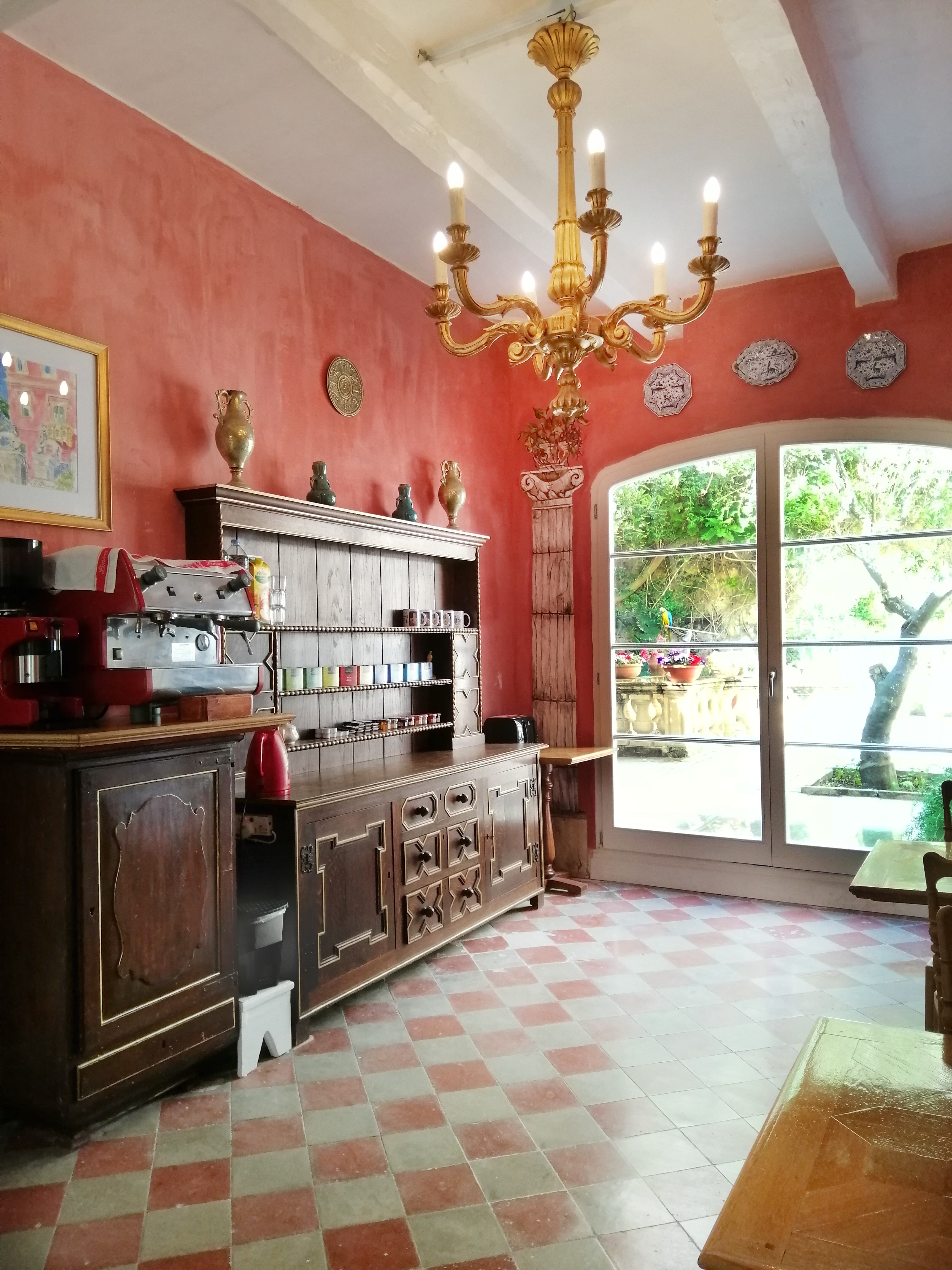Breakfast Room at Casa Rocca Piccola B&B