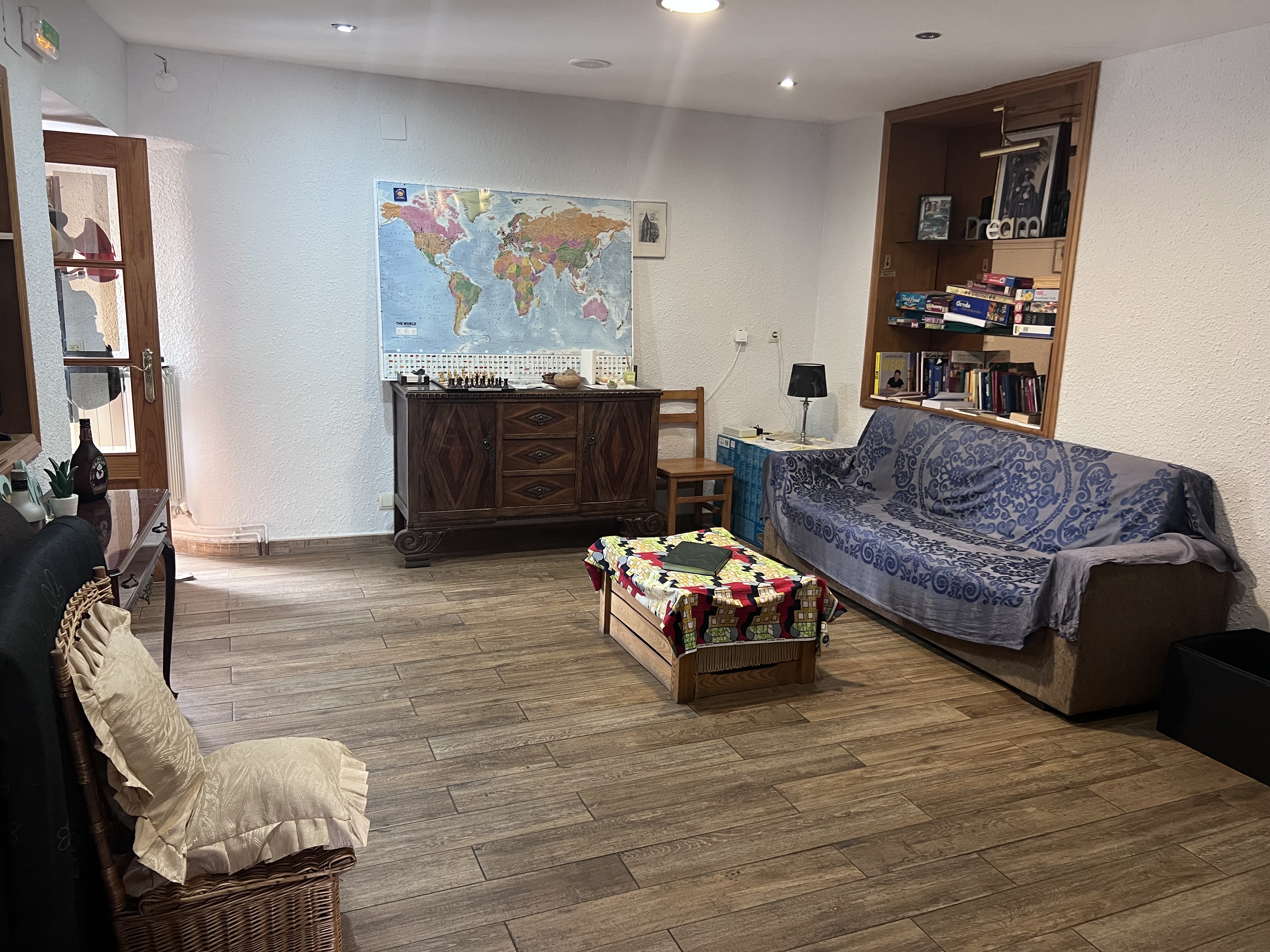 Pilgrims’ lounge Filtered water 24/7 Yoga mats for stretching Library Games And tv, f interested