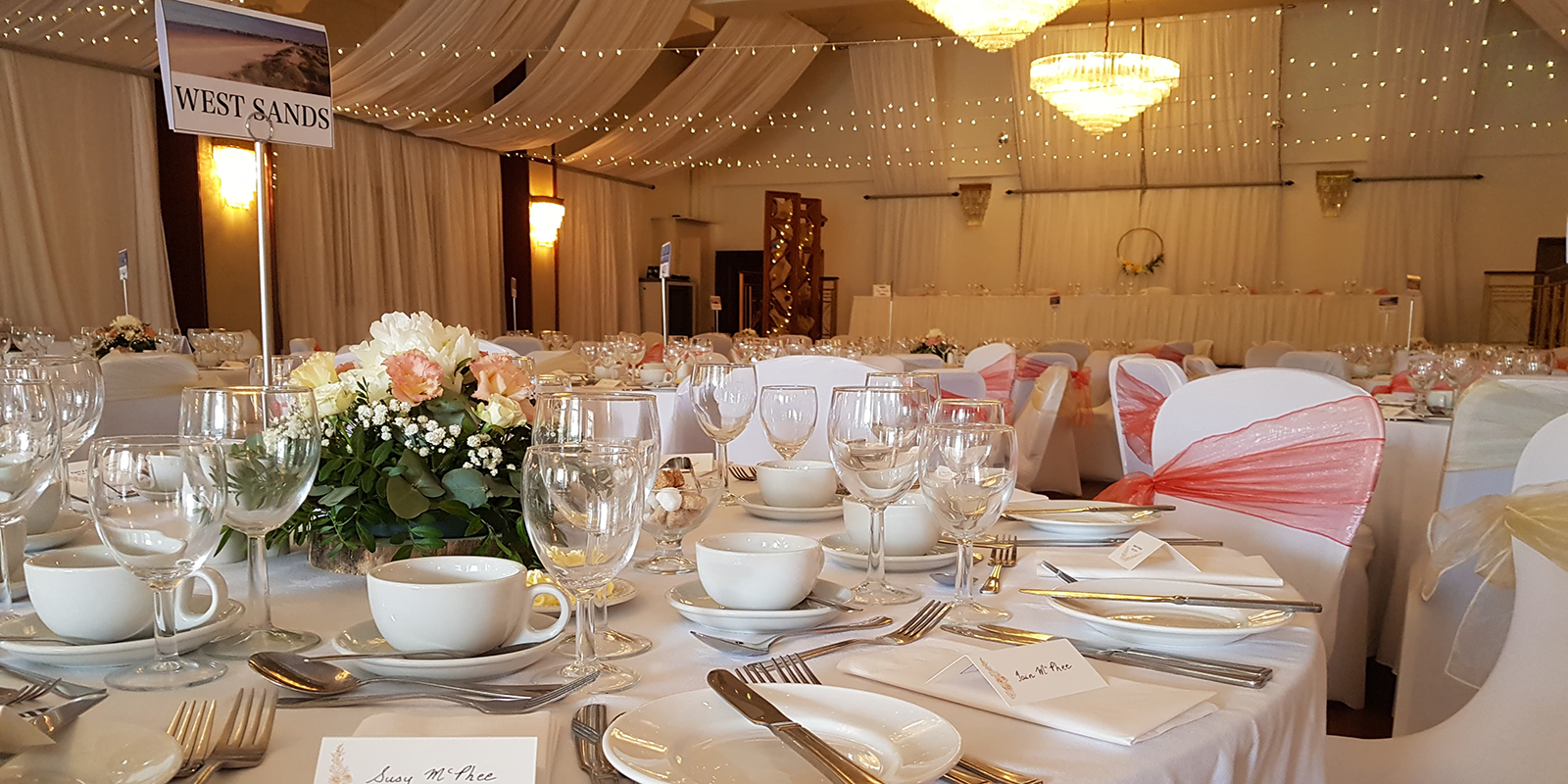 Wedding suite Cabarfeidh hotel.