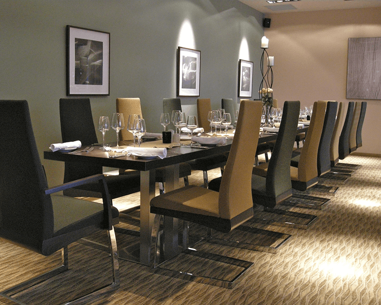Separate dining area in the Cabarfeidh hotel