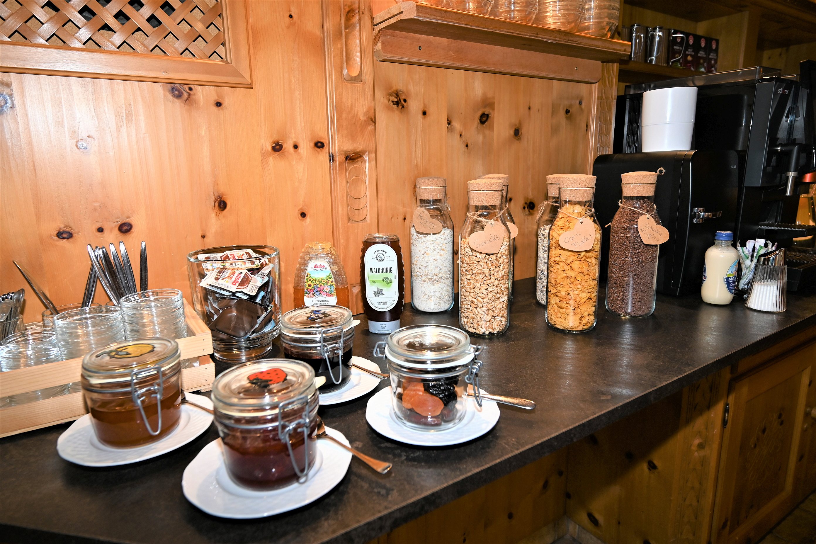 Das Alpspitz Vital Frühstücksbuffet