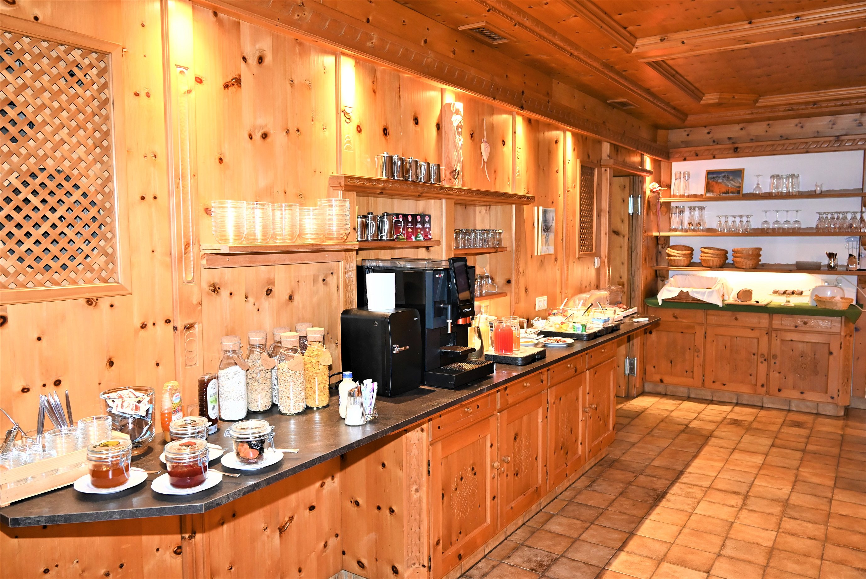 Das Alpspitz Vital Frühstücksbuffet