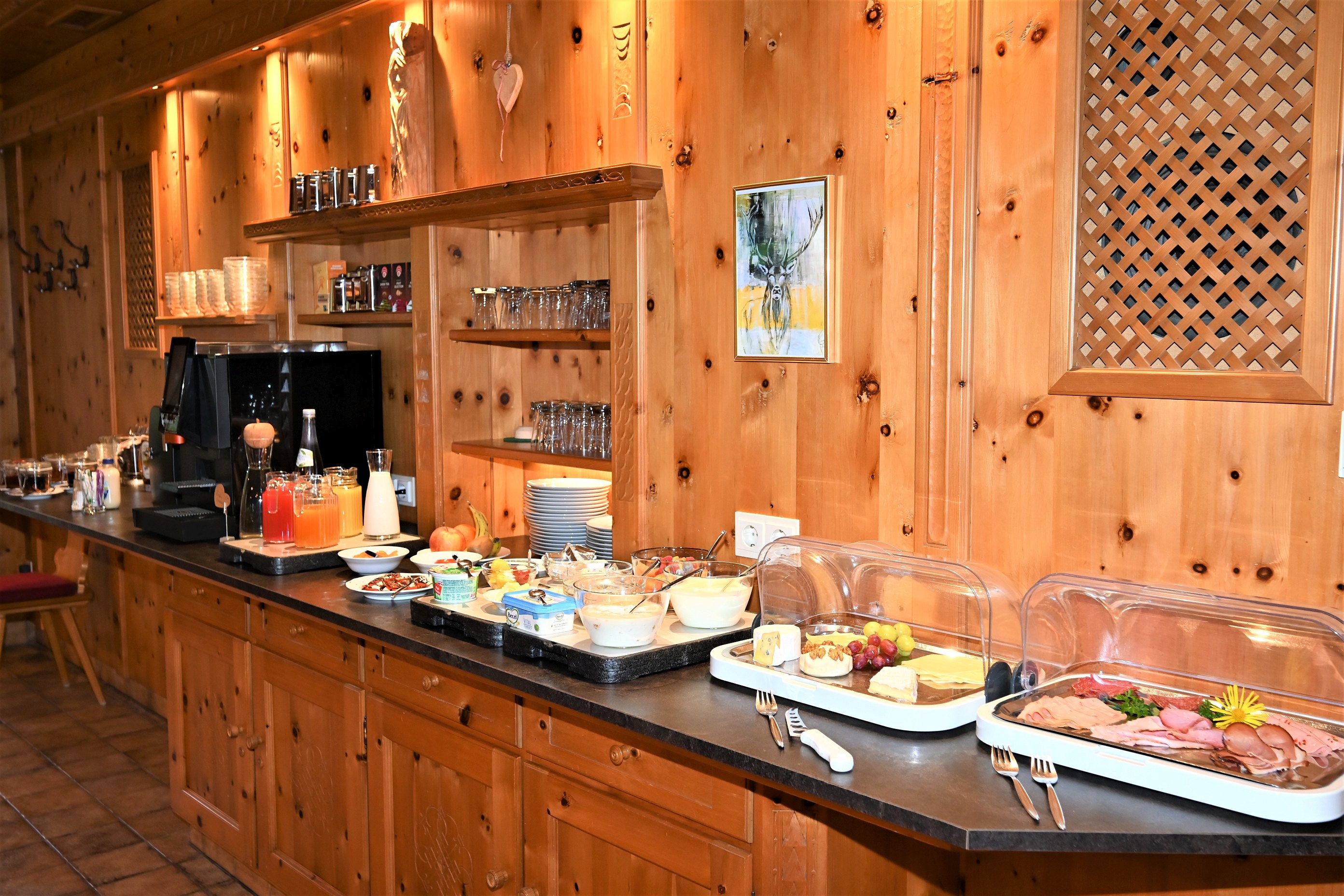 Das Alpspitz Vital Frühstücksbuffet