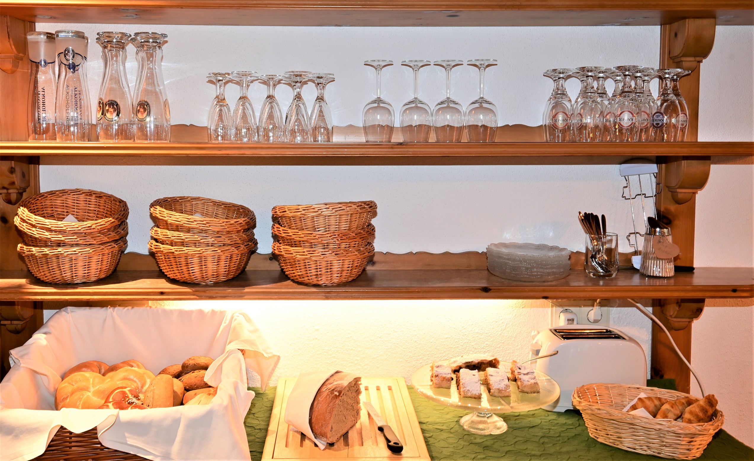Das Alpspitz Vital Frühstücksbuffet