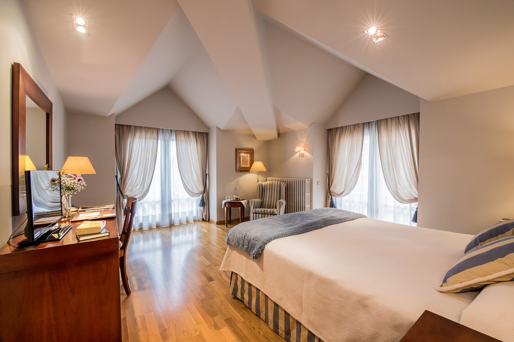 Habitación doble Hotel Villa Virginia.