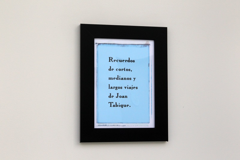 Junior Suite Recuerdos de viaje de Joan Tabique, logo