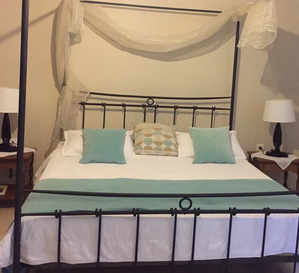 Honeymoon suite bed