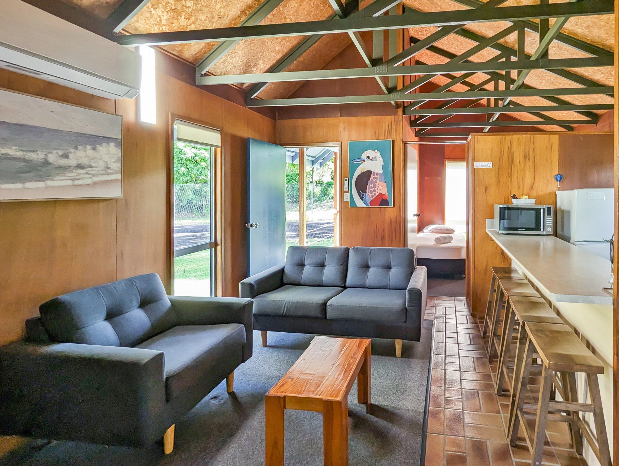 One bedroom living area