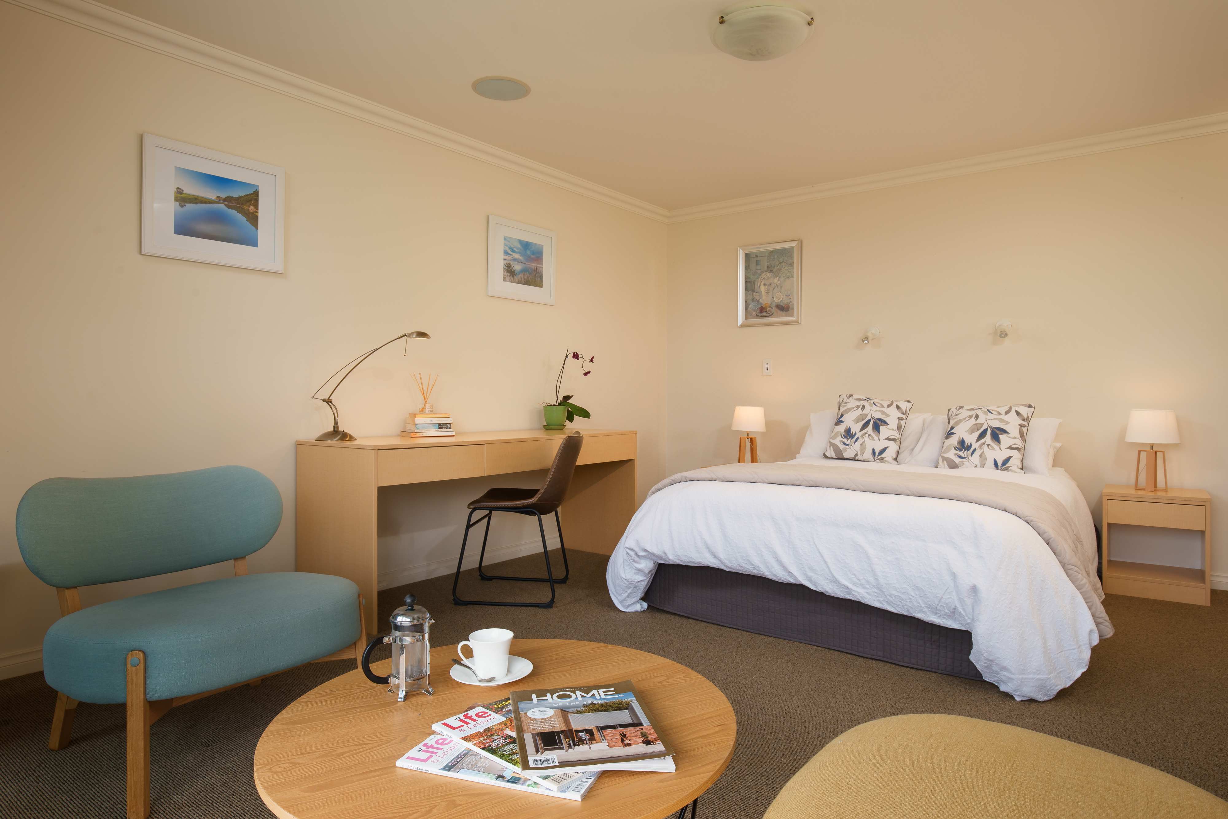 Tauhara garden suite on the ground floor