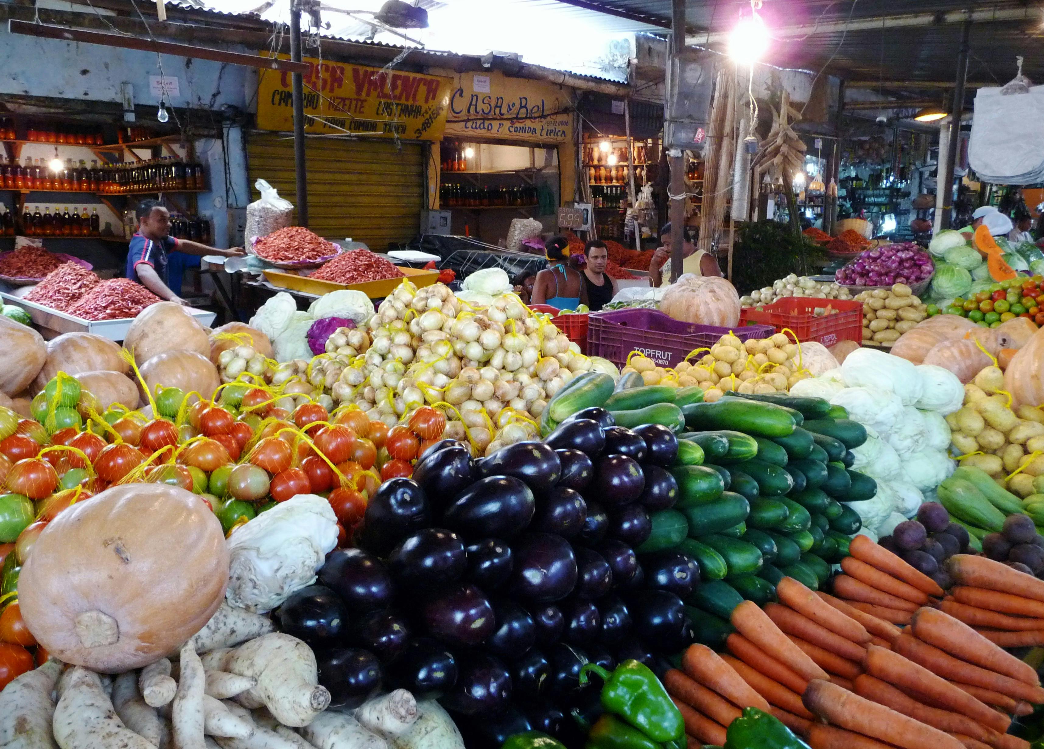legumes mercado São Joaquim Salvador de Bahia