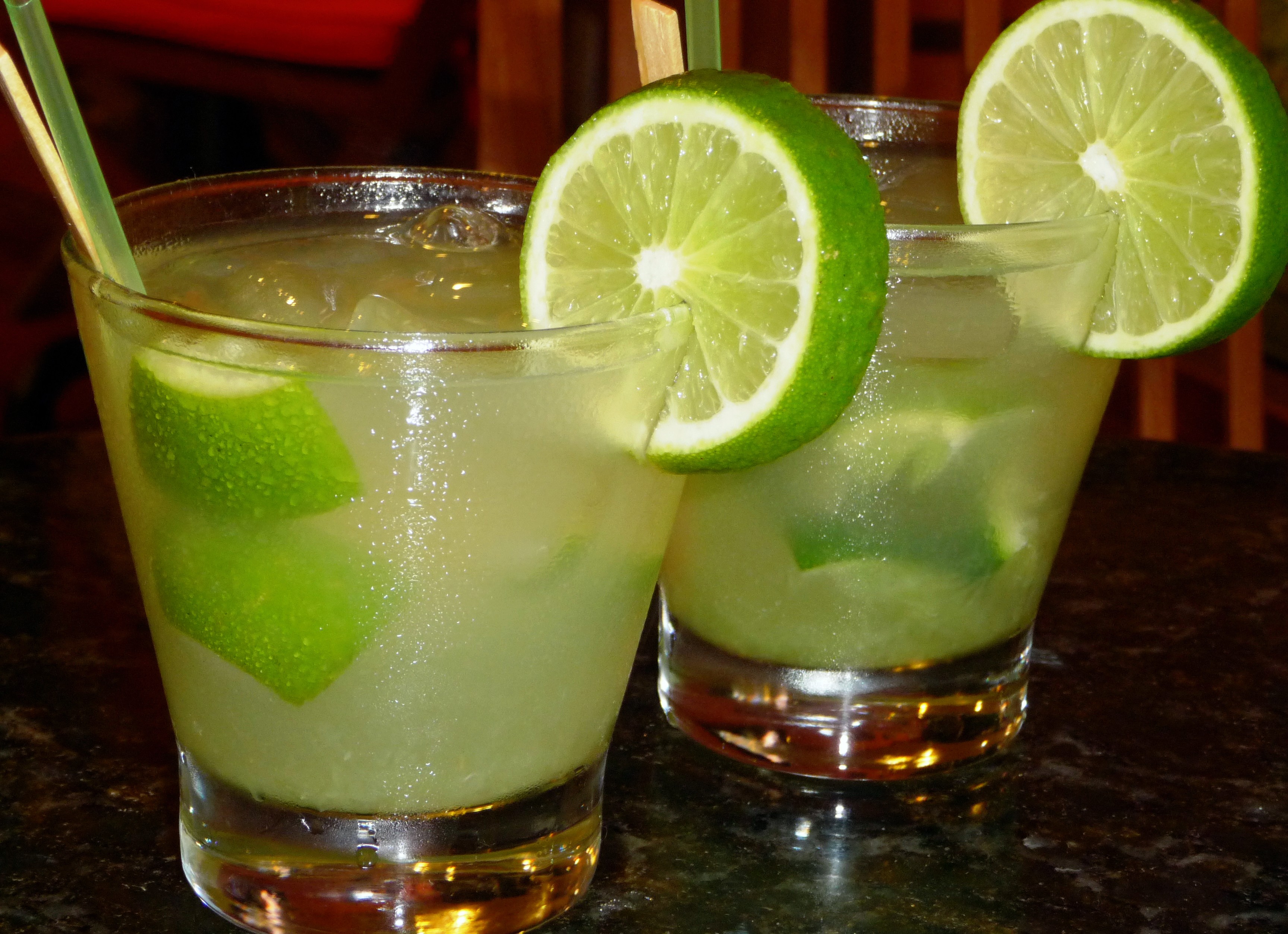 Restaurante Pelô Bistrô Hotel Casa do Amarelindo caipirinhas de limão