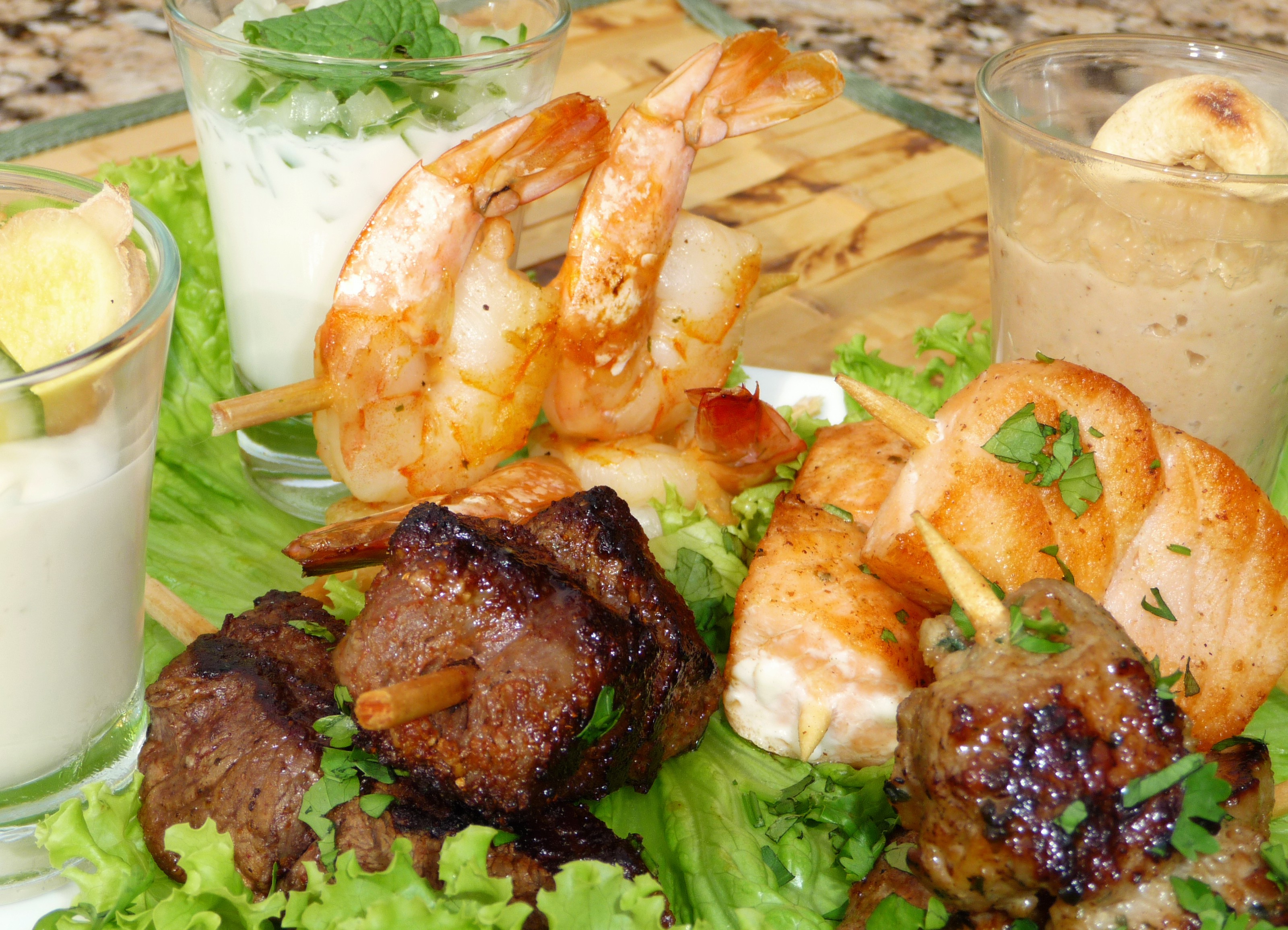 Restaurante Pelô Bistrô variedade de espetinhos