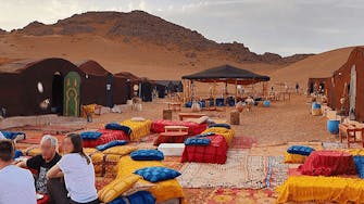 Merzouga les tentes dans le désert