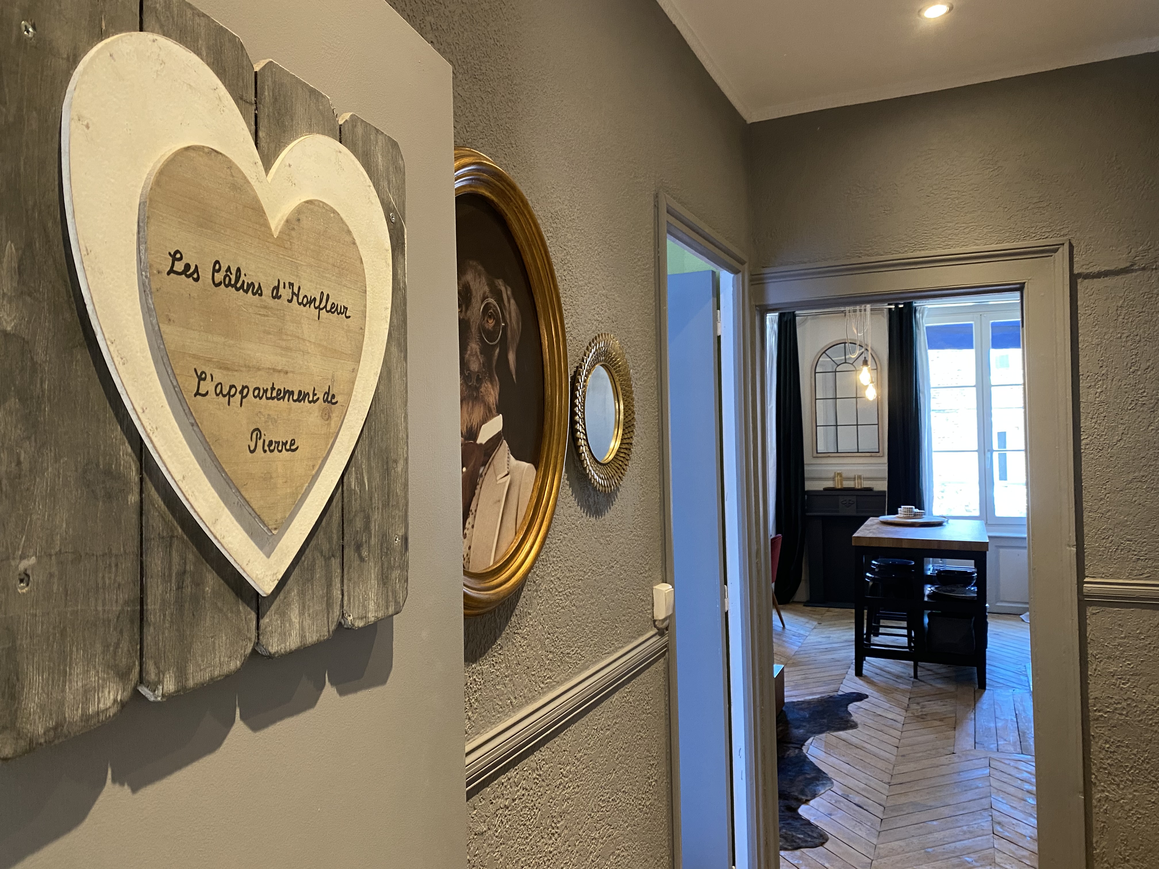 L'appartement de Pierre : le couloir