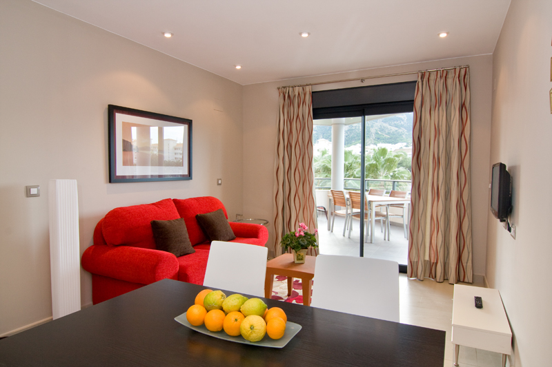 boulevard apartamentos by mimar livingroom