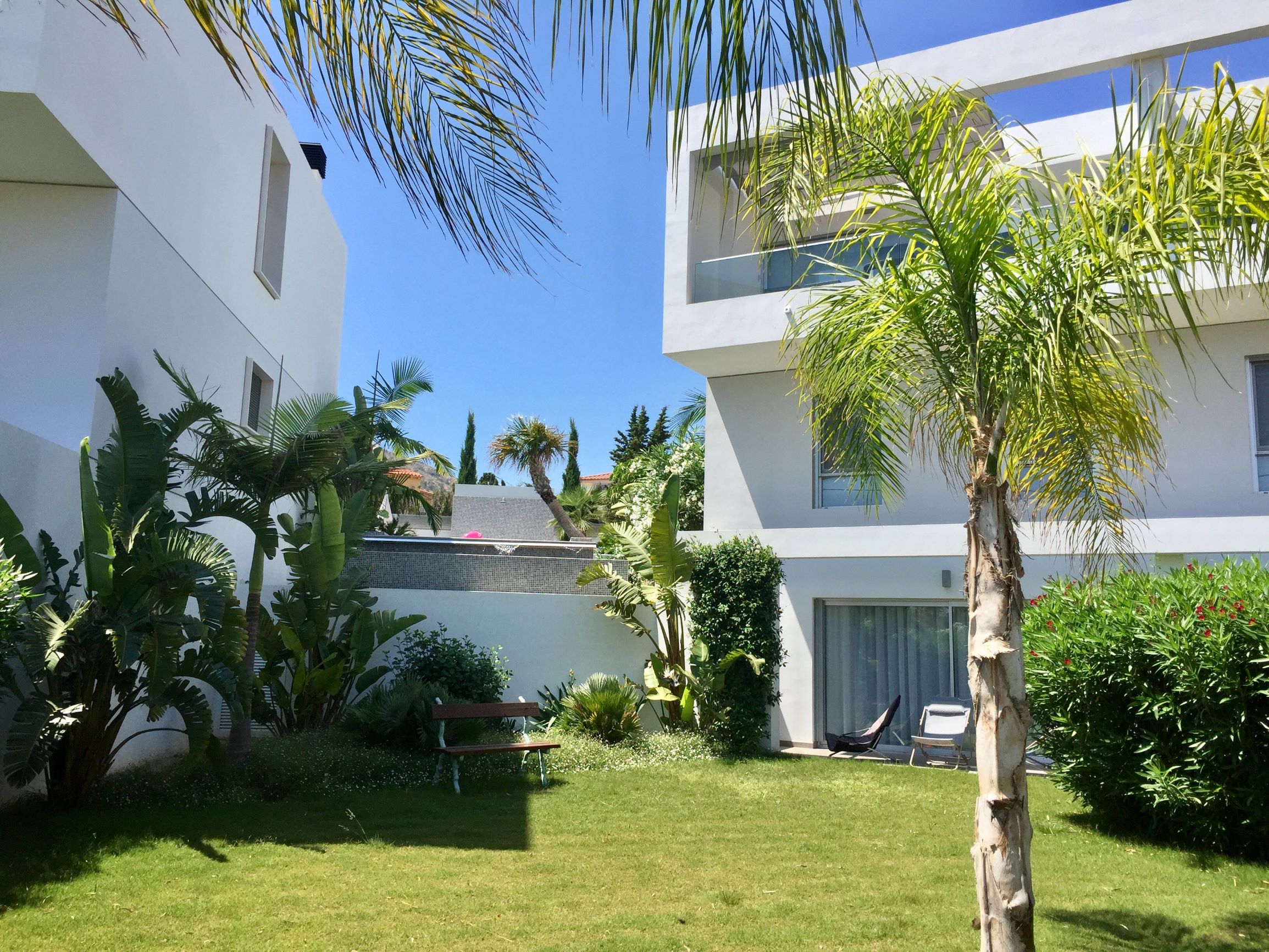 mora villas by mimar outside garden