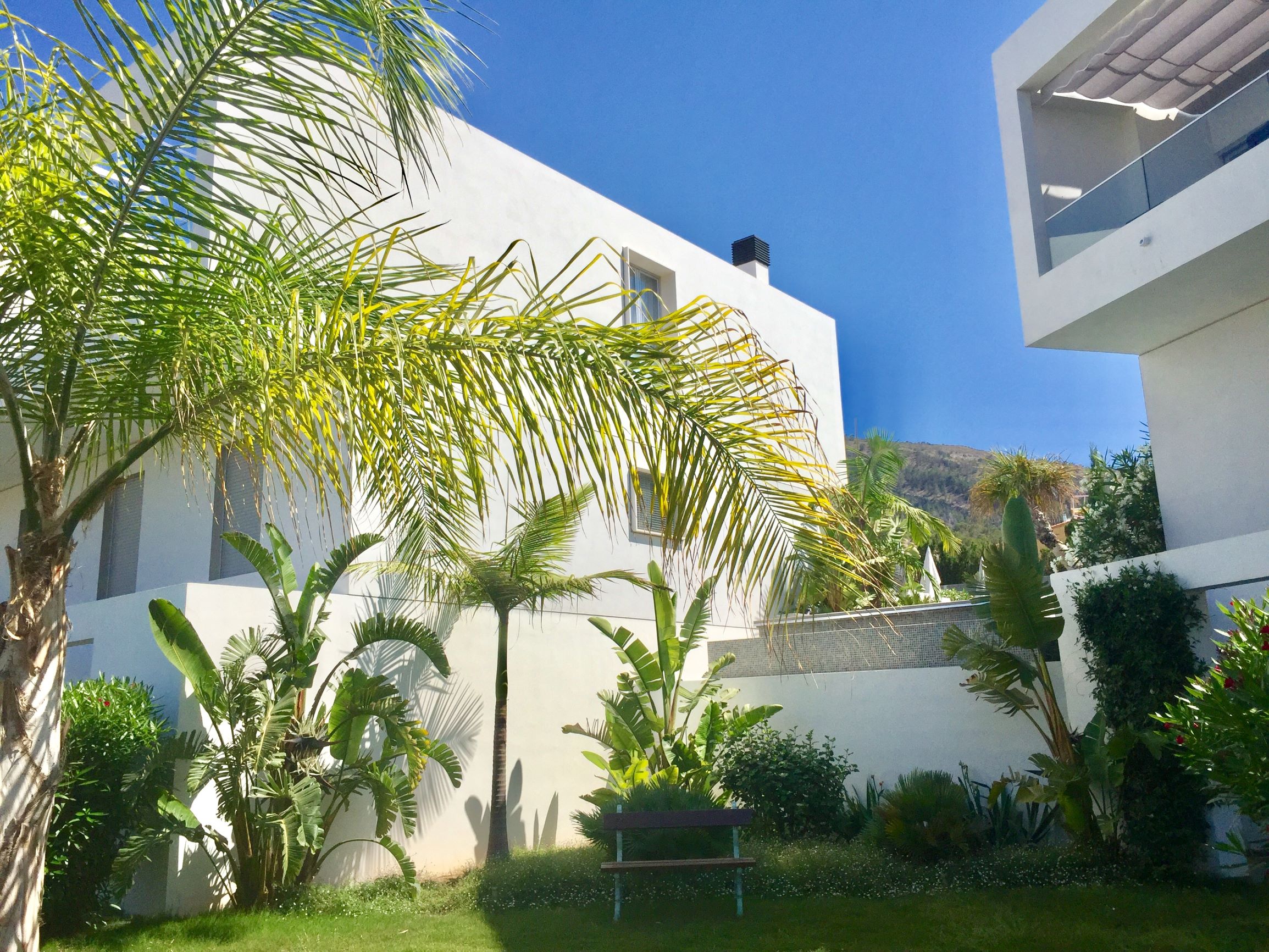 mora villas by mimar outside garden