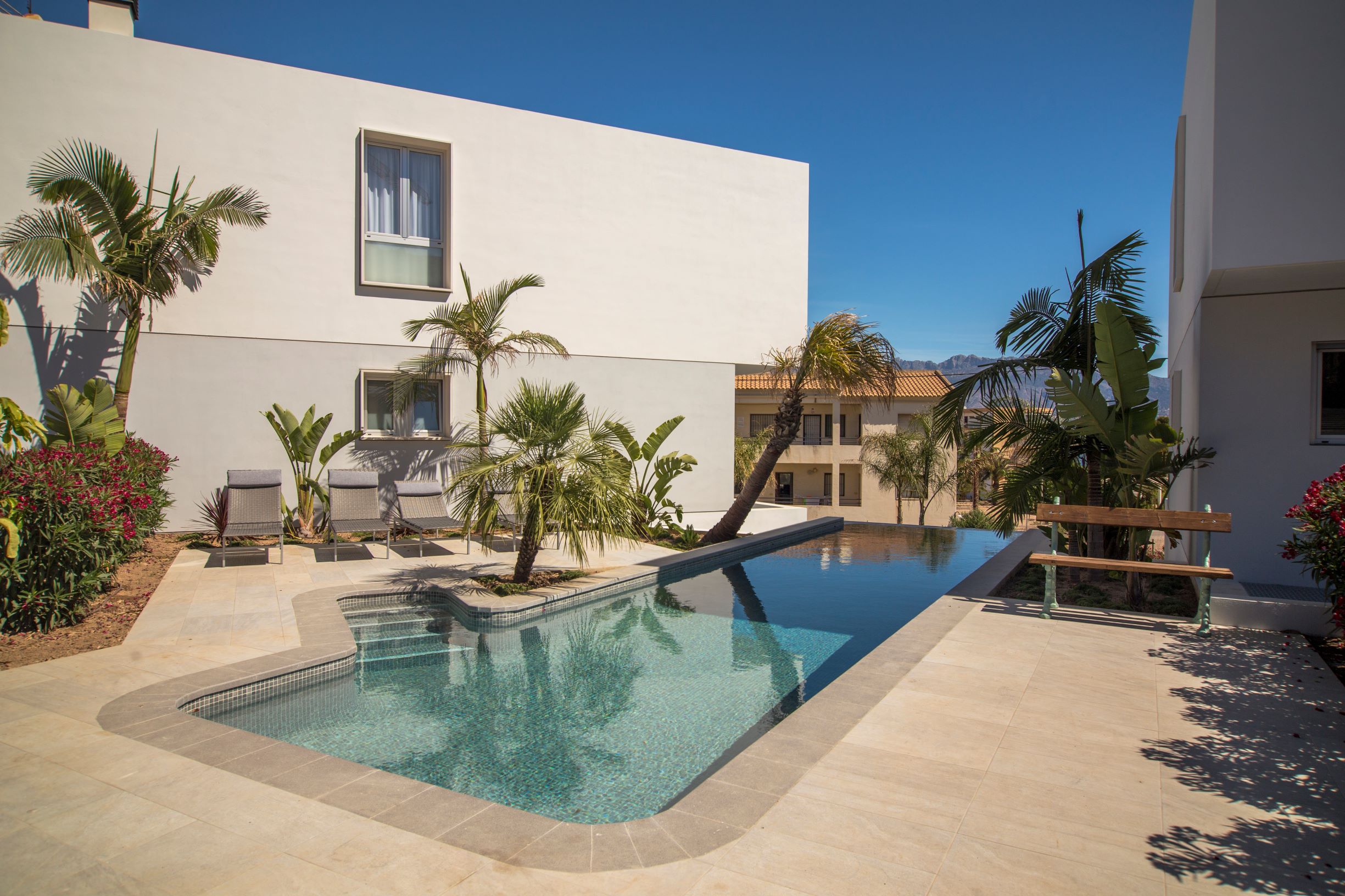 mora villas by mimar pool and terrace