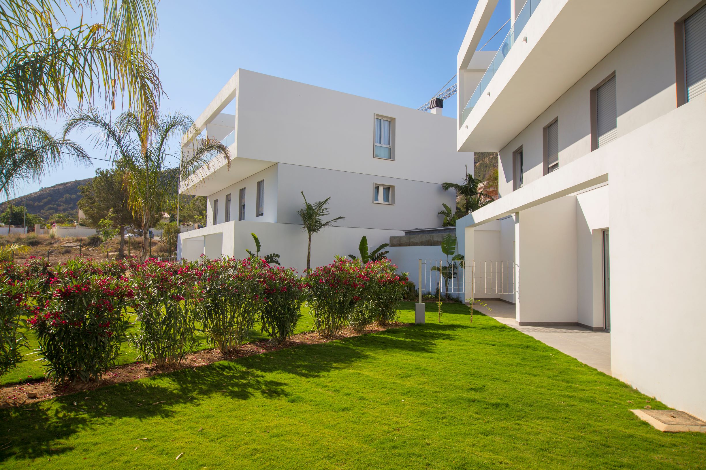 mora villas by mimar outside garden