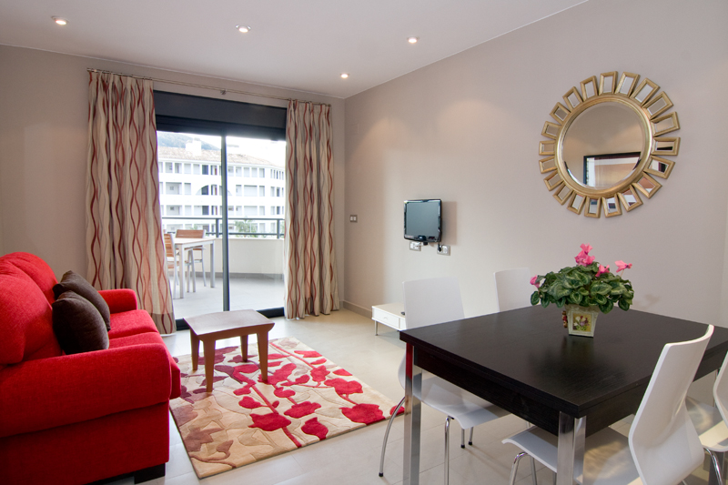 boulevard apartamentos by mimar livingroom