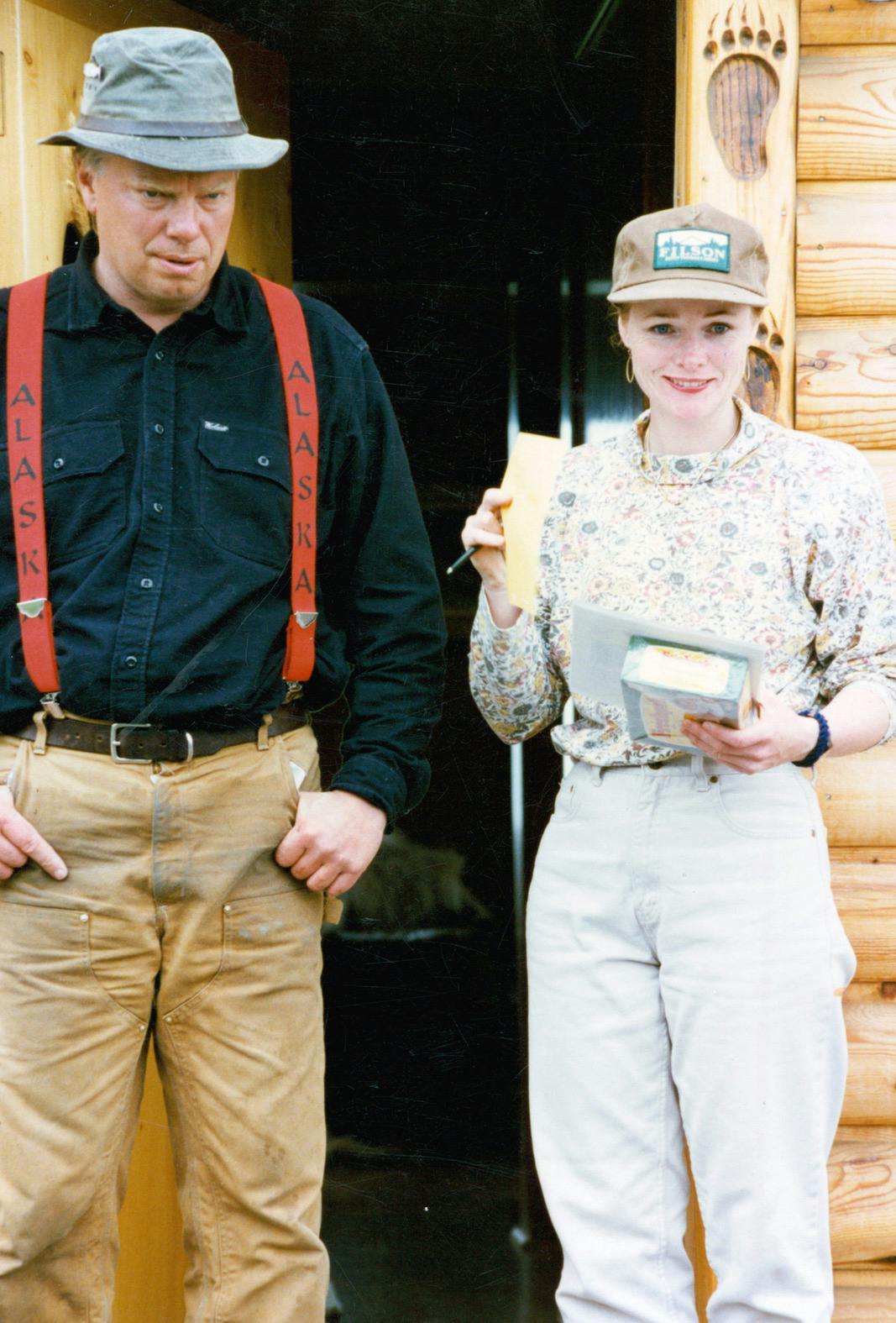Steve & Vivian Moe in the early 90's, when they operated Deep Creek Fishing Club from the lighthouse.