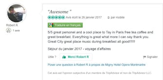 Avis client sur un voyage en couple