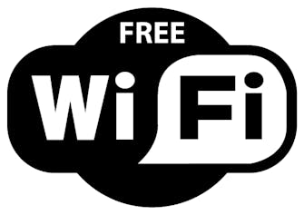 Signalétique Wi-Fi gratuit