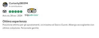 Avis client italien sur l'Hôtel Migny Opéra Montmartre