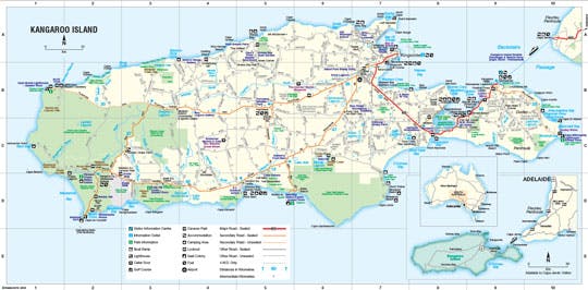 Kangaroo Island Walk Map Kangaroo Island Walk Map