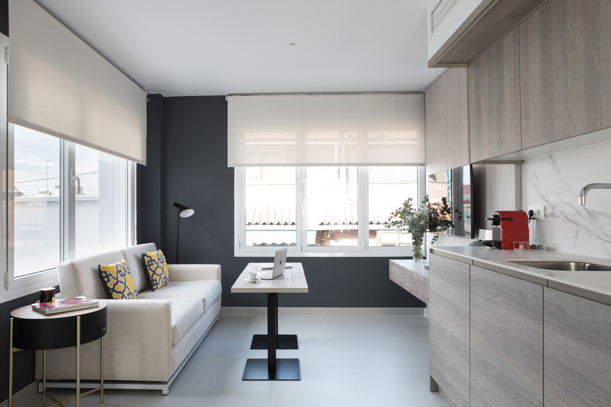 Apartamento de 1 habitacion con Terraza