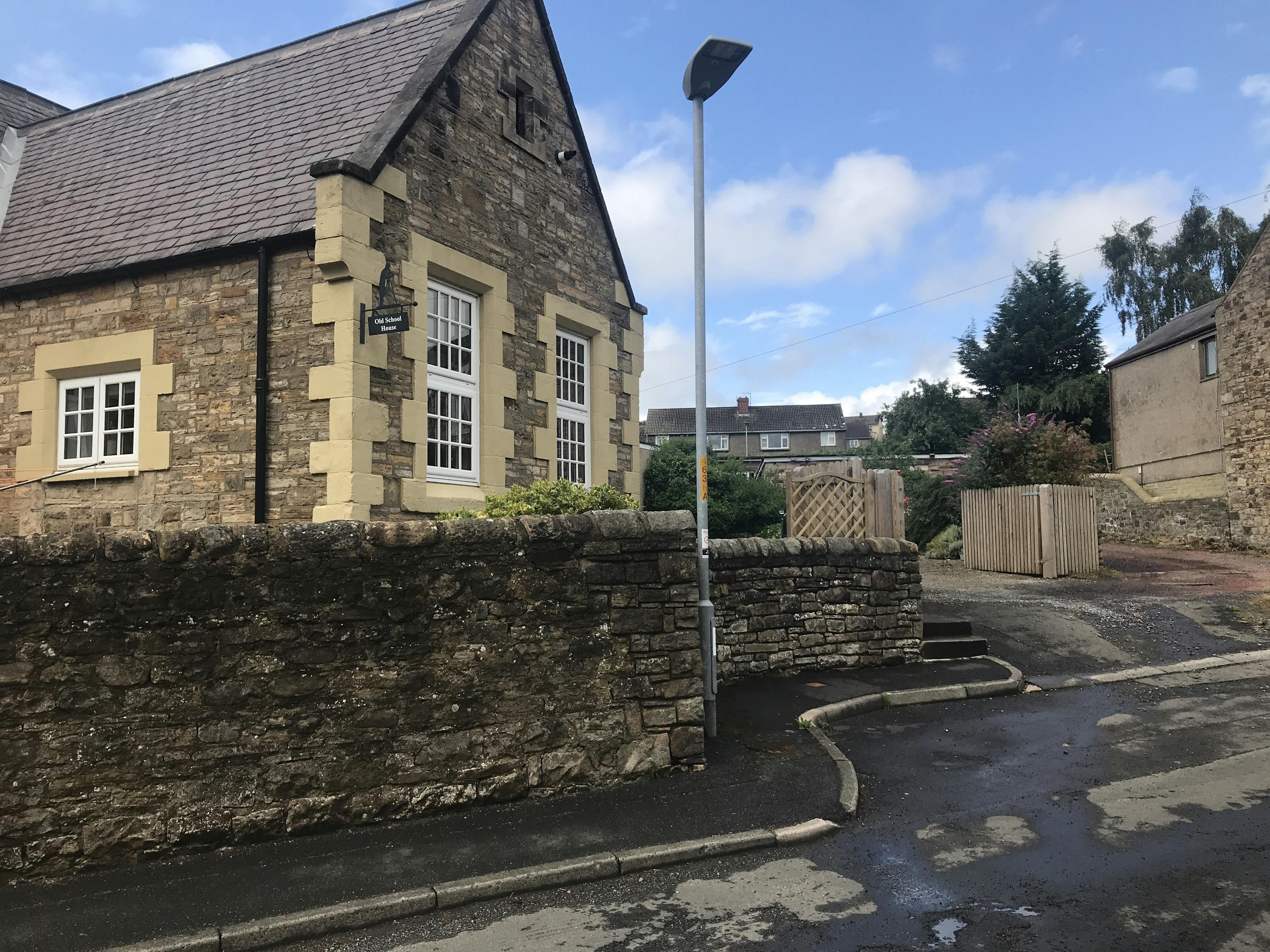 Street view of the Old Schoolhouse Bed and Breakfast in Haltwhistle, Northumberland