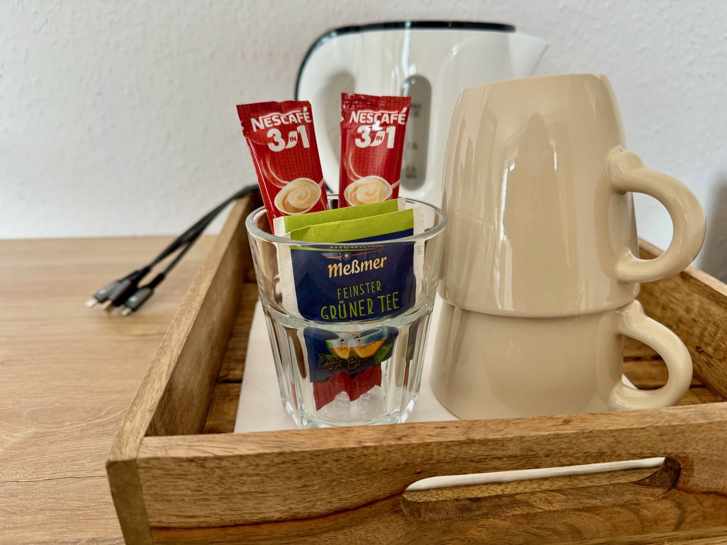 Wasserkocher in jedem Zimmer