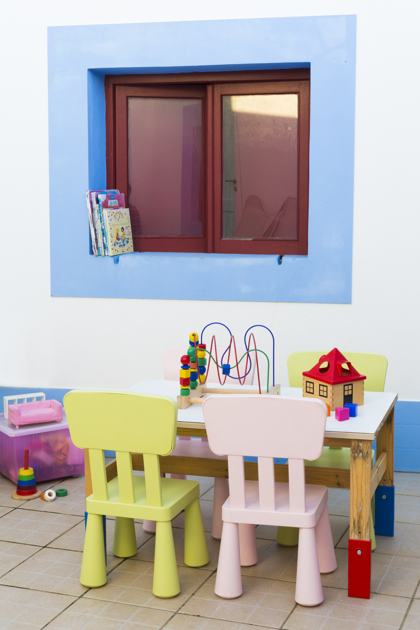 Temos um kids corner no Pão do Rogil. Kids corner at Pão do Rogil.