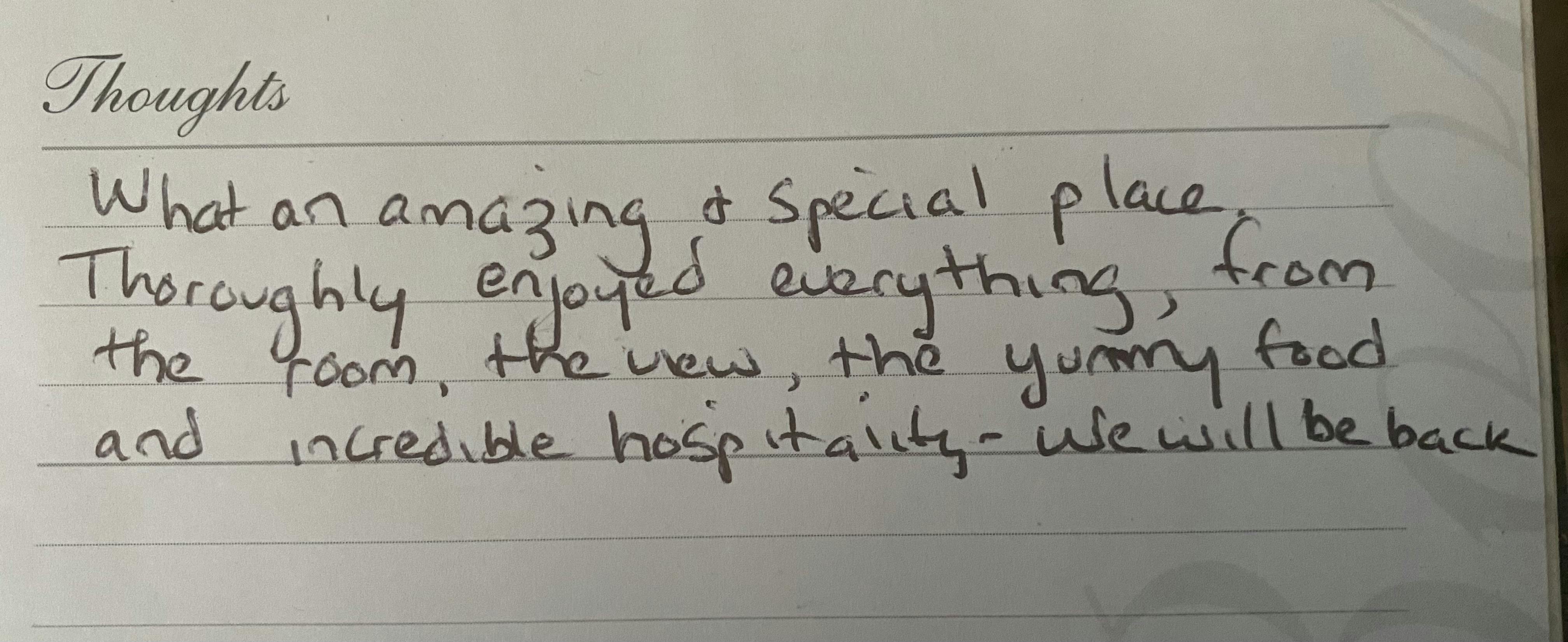 We are so fortunate to have the most amazing reviews from our incredible guests with many guests rating us 6 Stars