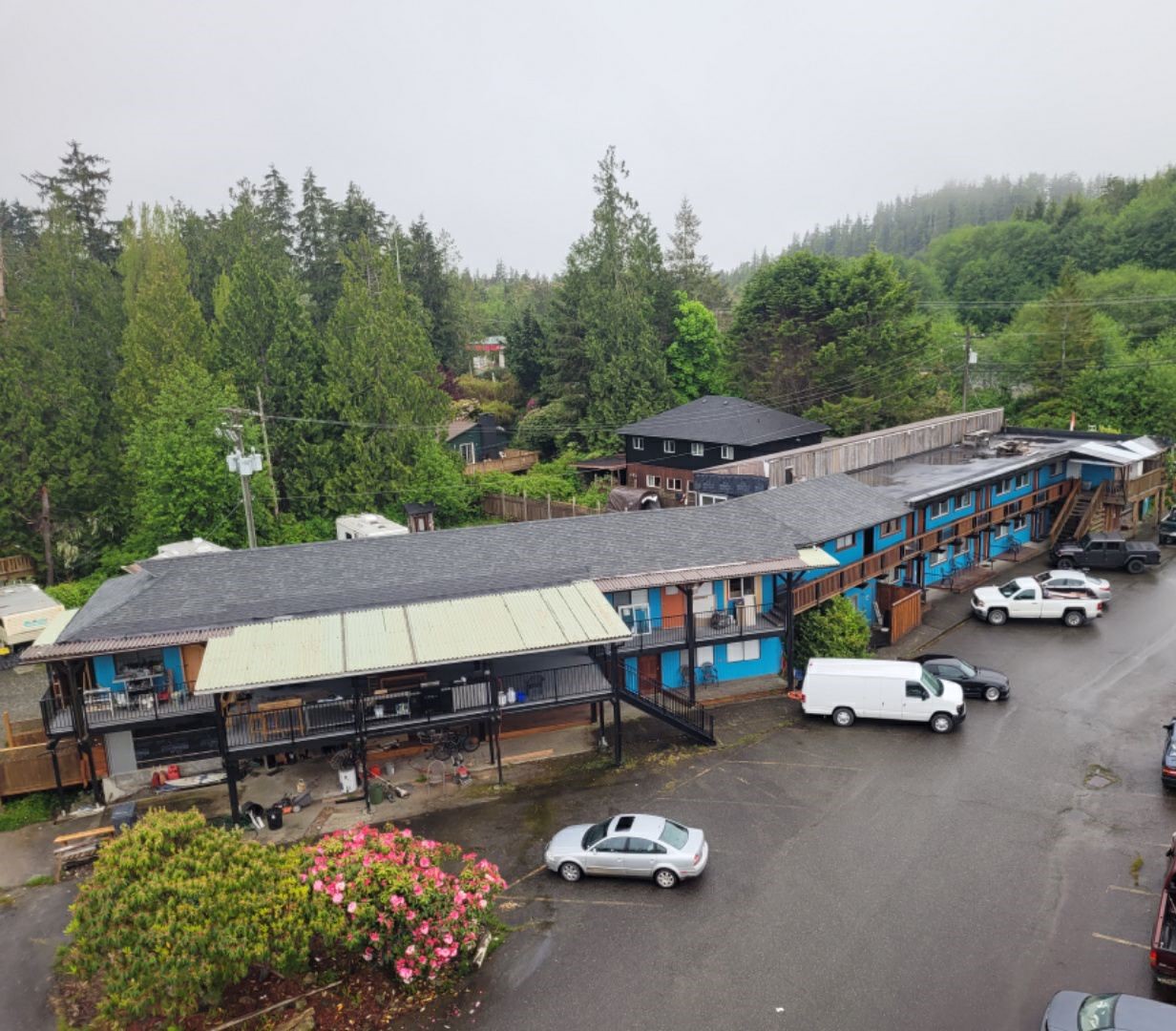 Aerial view of Meares Vista Inn