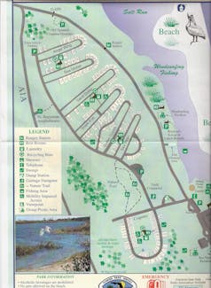 Anastasia State Park Map 2016
