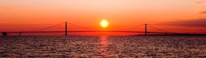 Mackinac Bridge Sunset