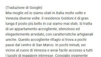 Casa Carlo Goldoni review recensione
