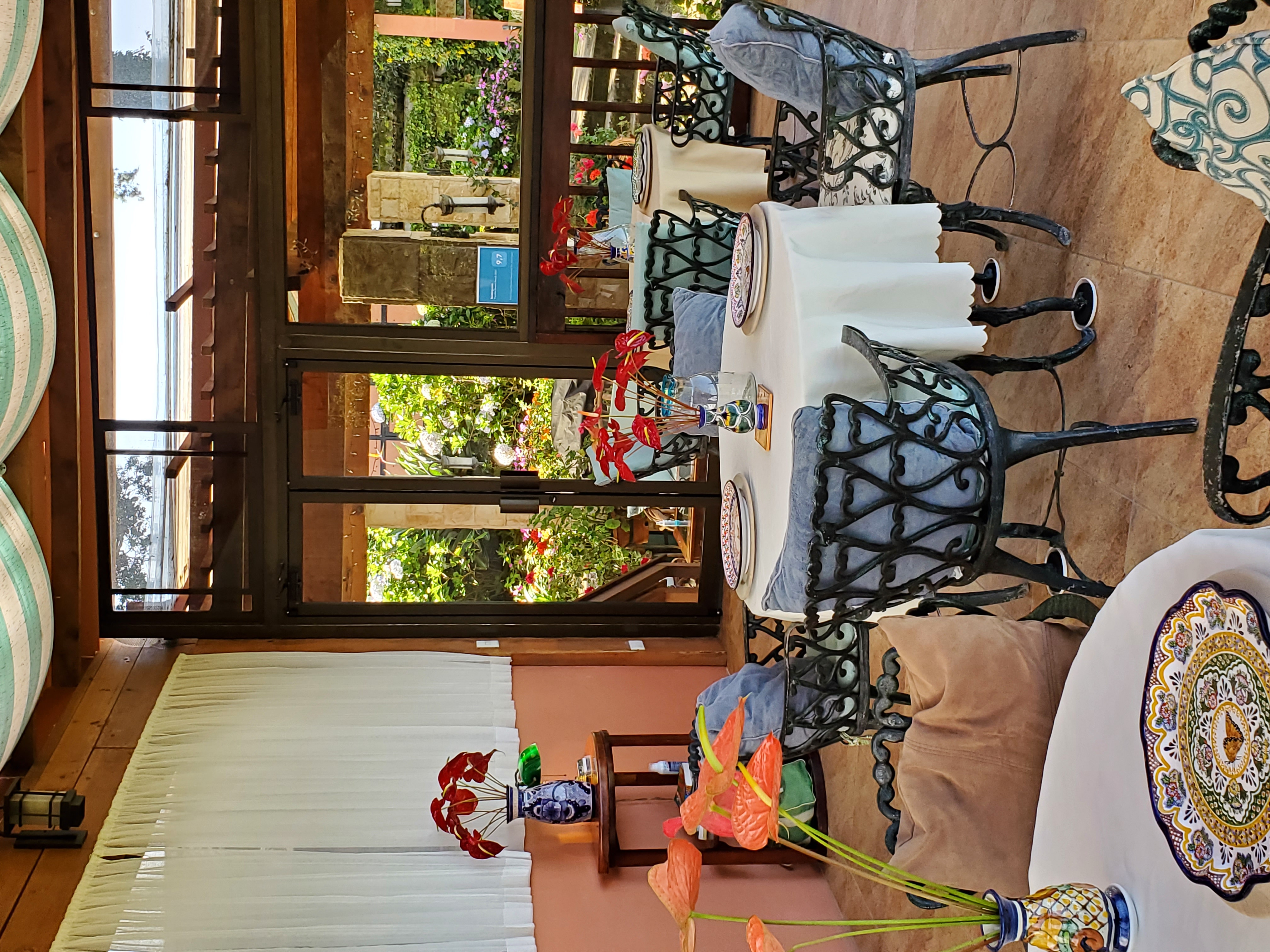 view of Reception from dining area