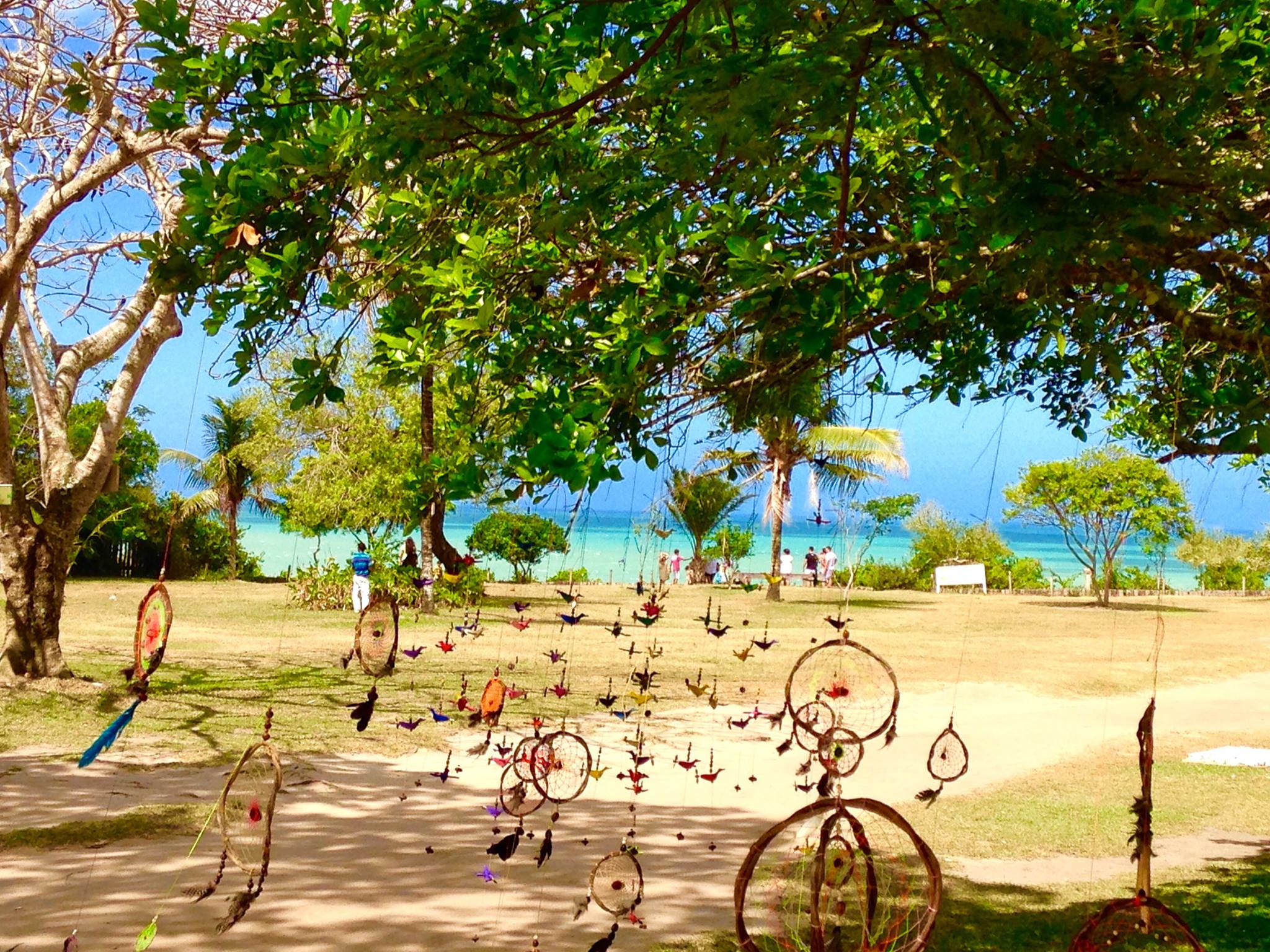 vista do mirante do quadrado trancoso bahia brasil pousada samambaia
