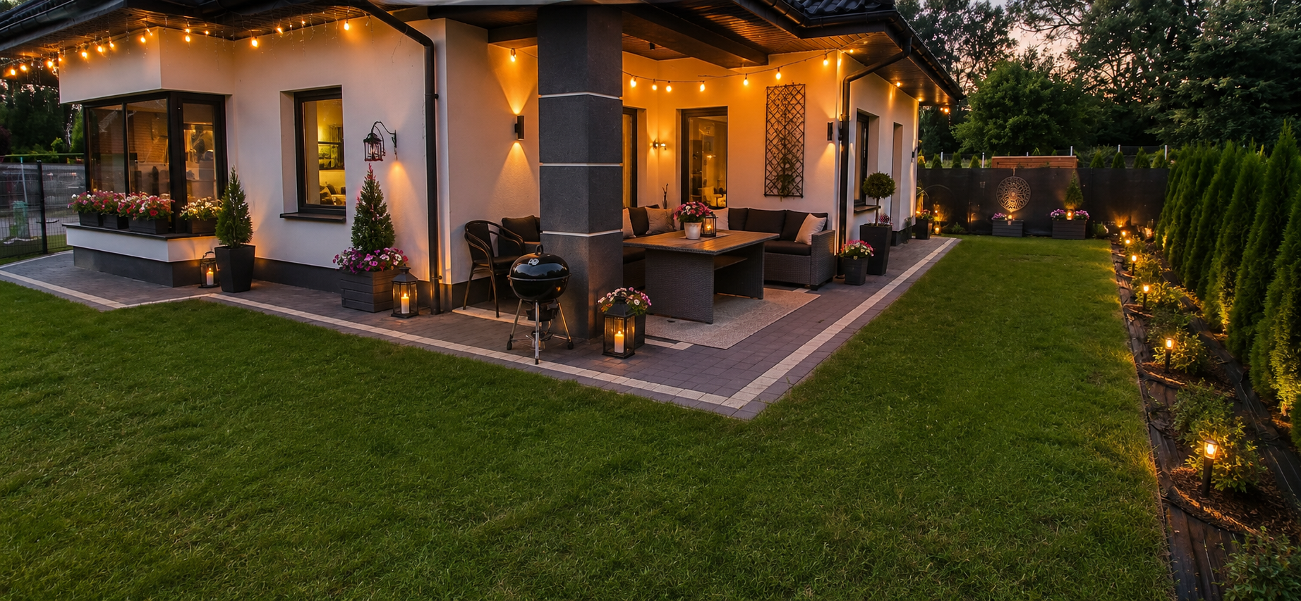 Ground Floors private garden and terrace.