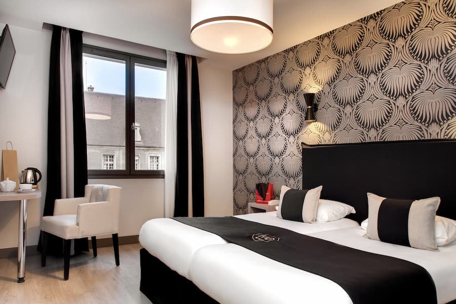 Chambre double supérieur n°2 de l'hôtel des ducs à Dijon