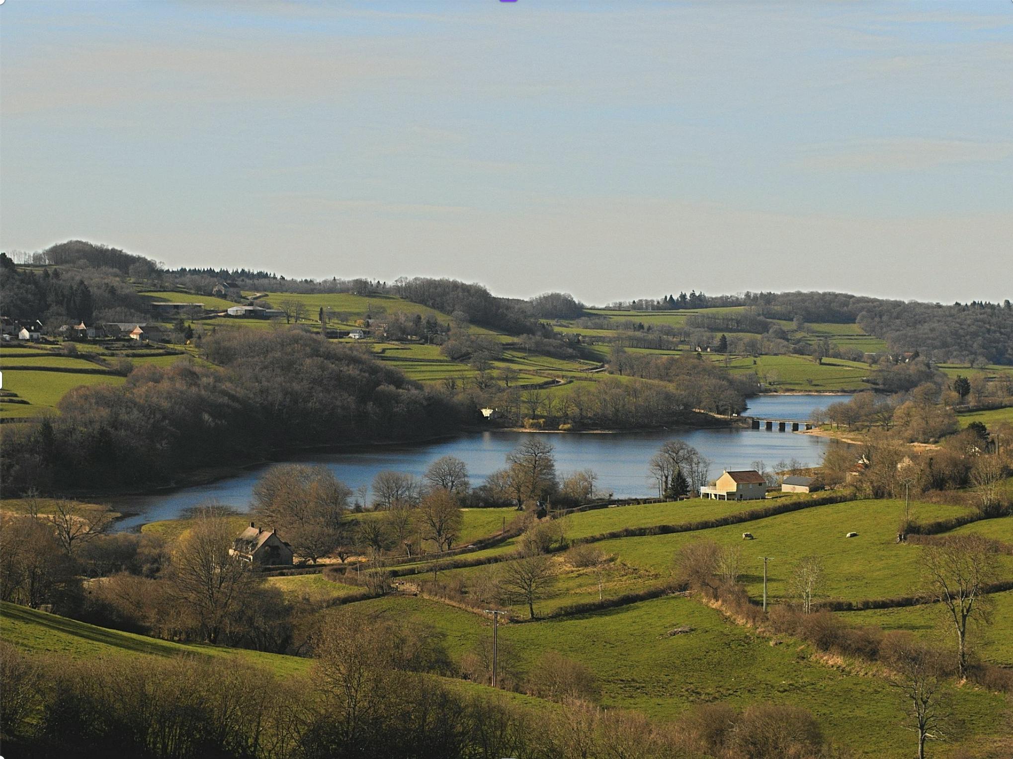 Paysage du parc régional du Morvan