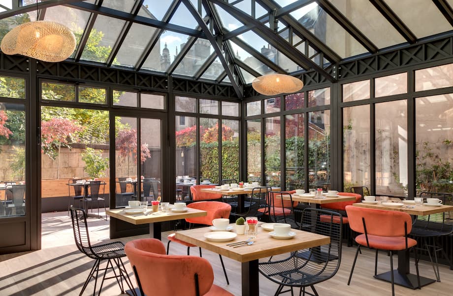 Vue sur saint Michel depuis la Verrière de l'hôtel des ducs