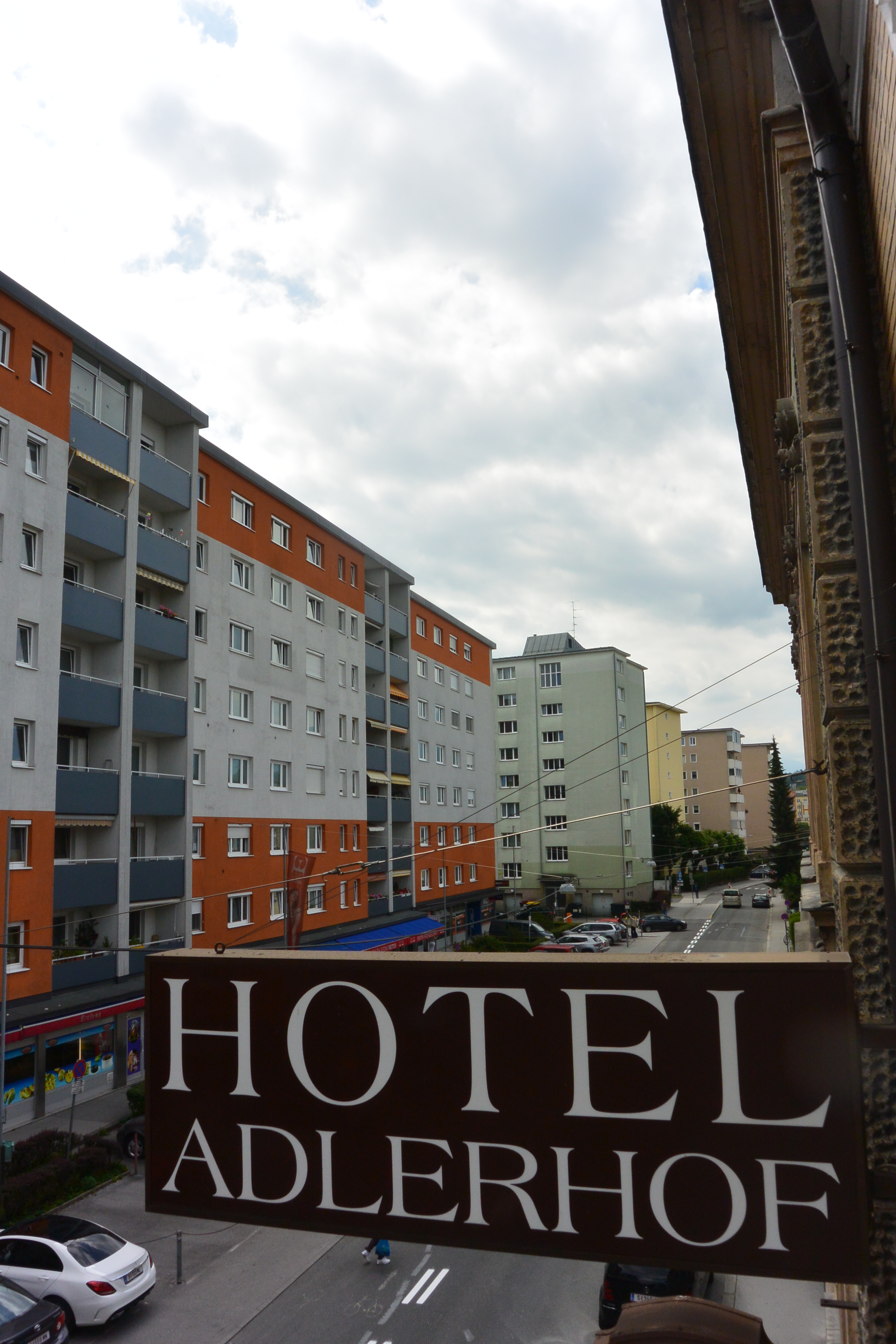 Street view from the Adlerhof in Salzburg