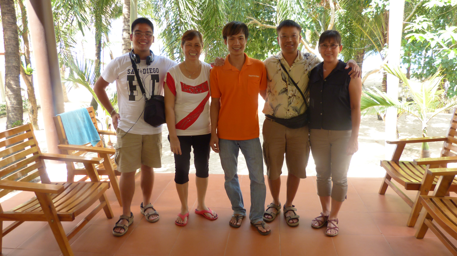 Peppercorn Beach Holiday makers