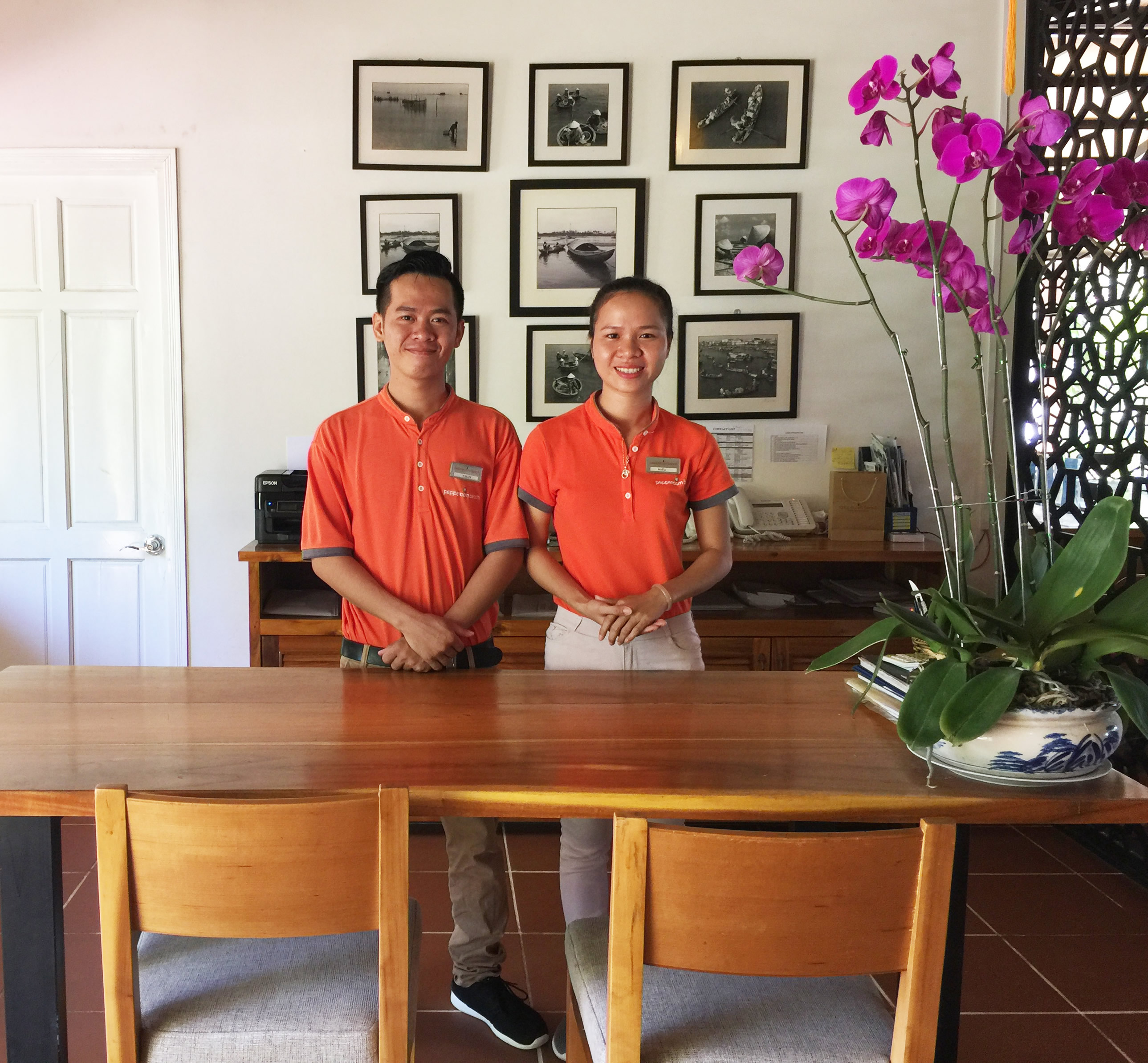 Peppercorn Beach Reception Team