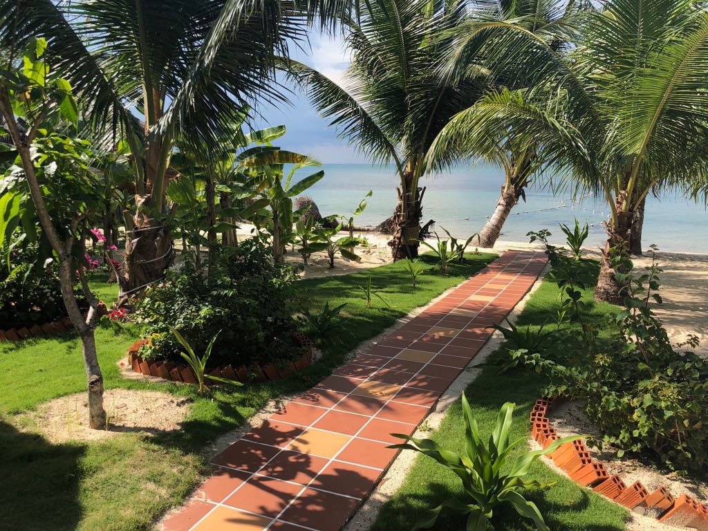 Peppercorn Beach Garden Path