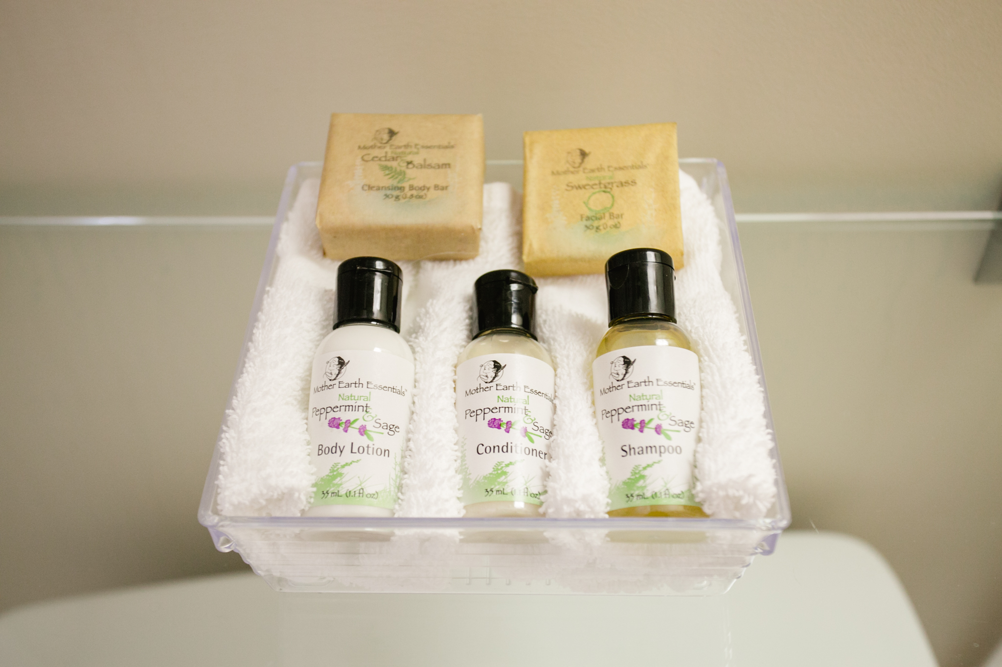 hotel complimentary toiletries