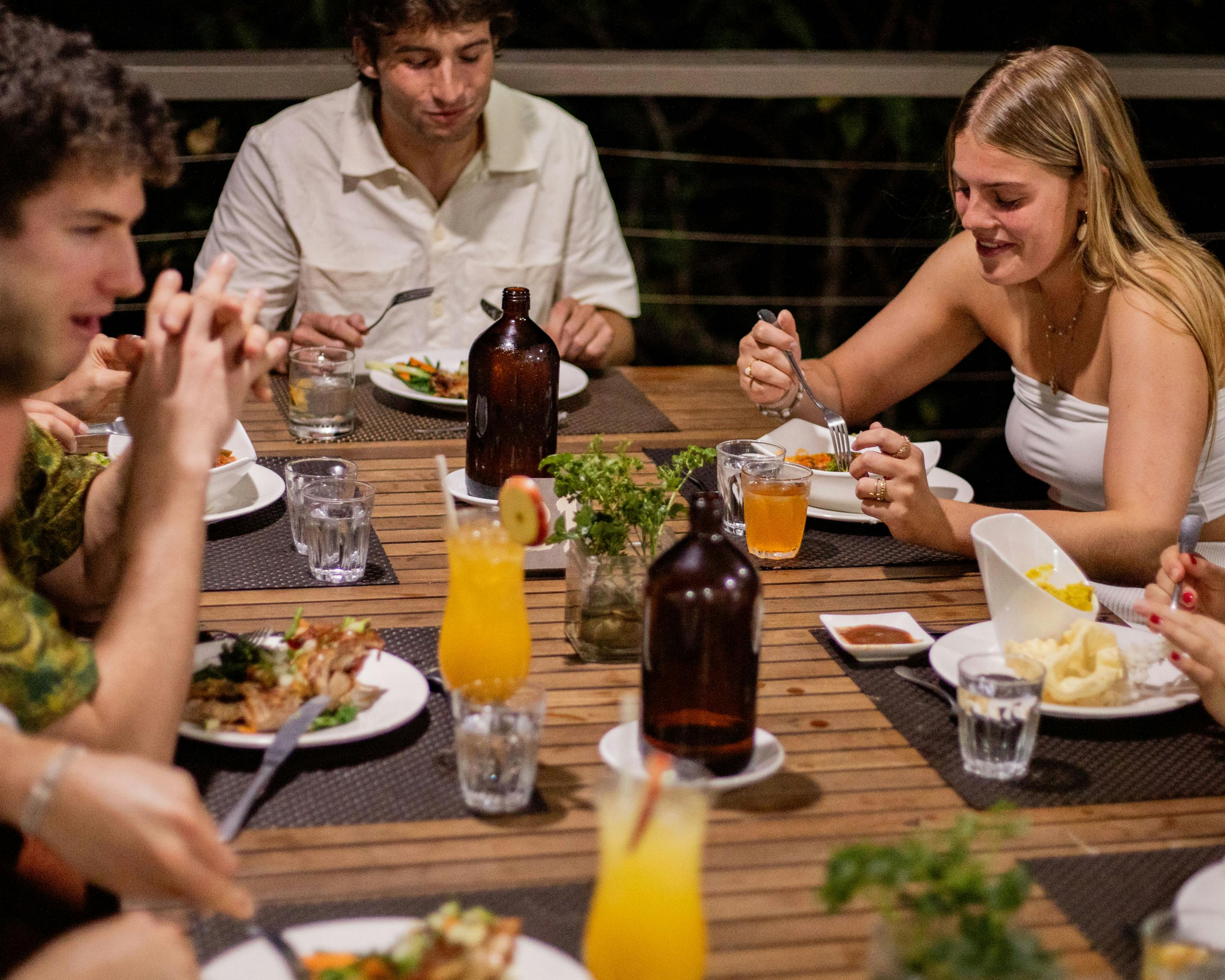 Dining at Mai Sunset